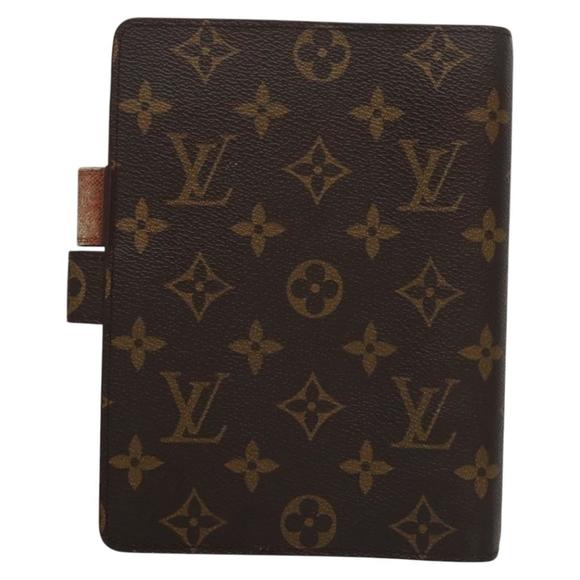 LOUIS VUITTON Monogram Agenda MM Day Planner Cover R20105 LV Auth BD008 - Picture 2 of 16